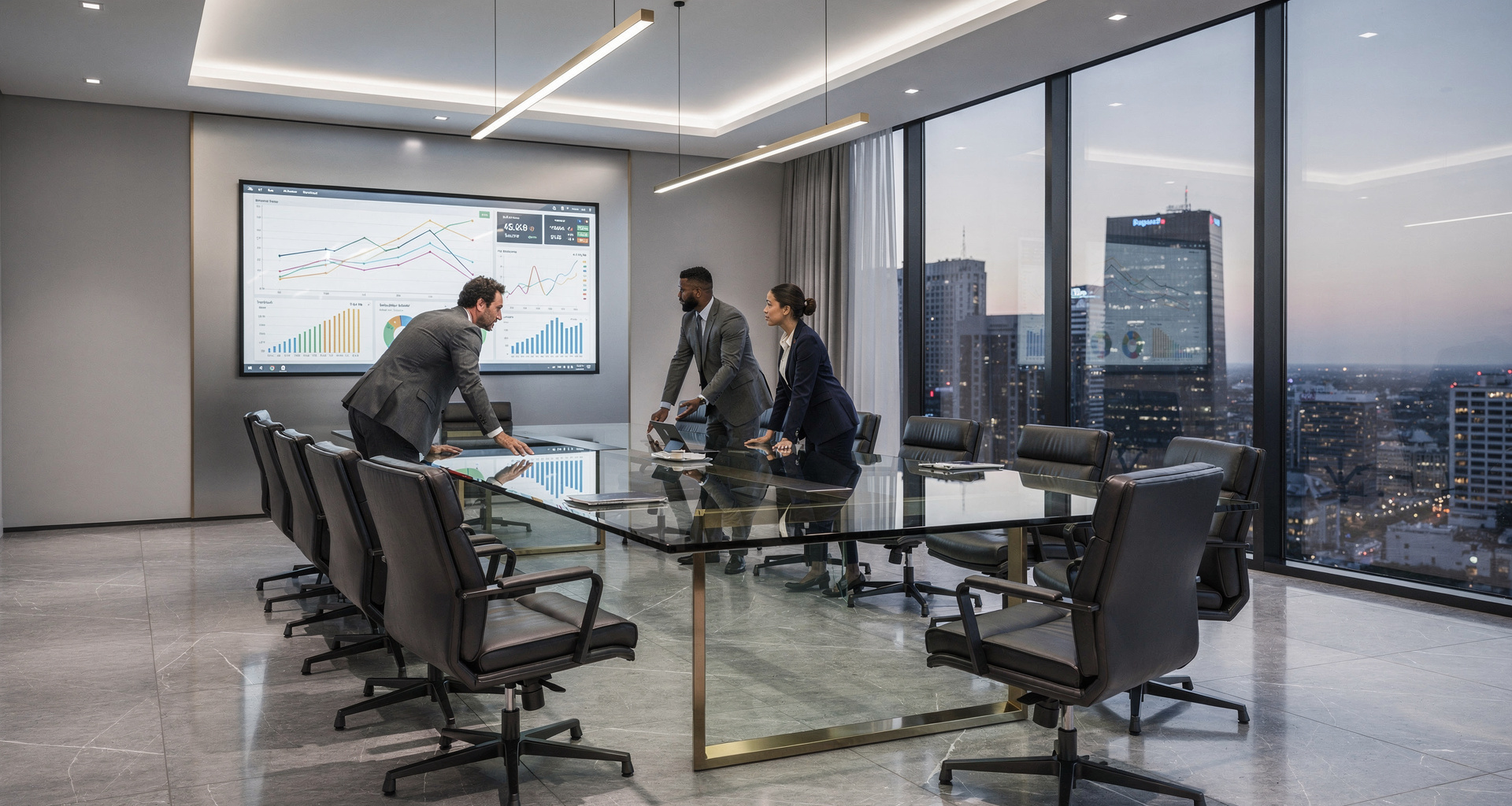 Executive business strategy and bookkeeping setup